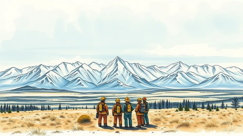 Alberta firefighters having a discussion