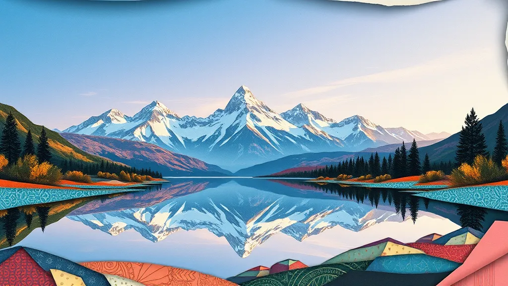 Alberta Mountains Reflection