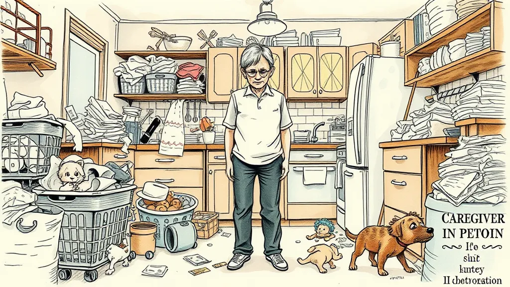 Burdened Caregiver At Home