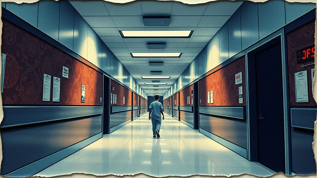 Empty Hospital Hallway