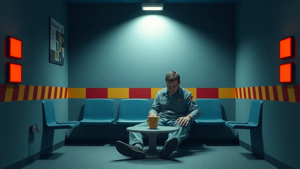 EMT showing despair due to burnout