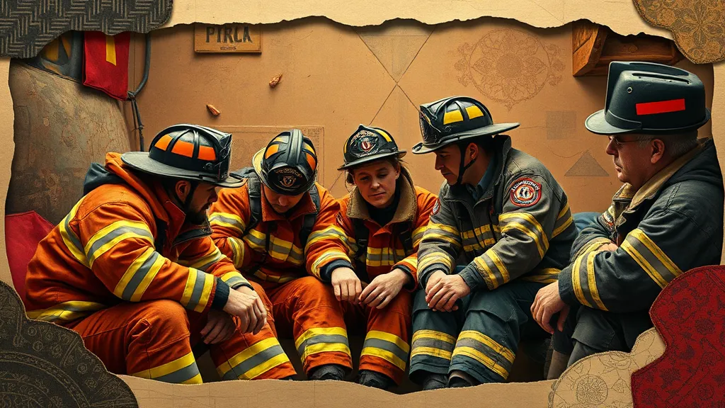 Group of Firefighters Offering Support