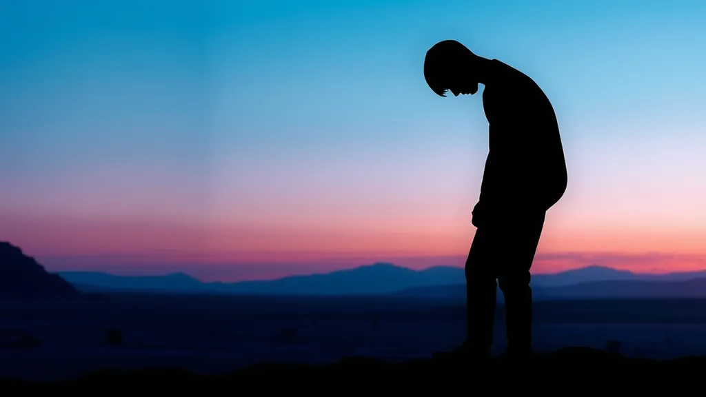 Isolated Figure Silhouette