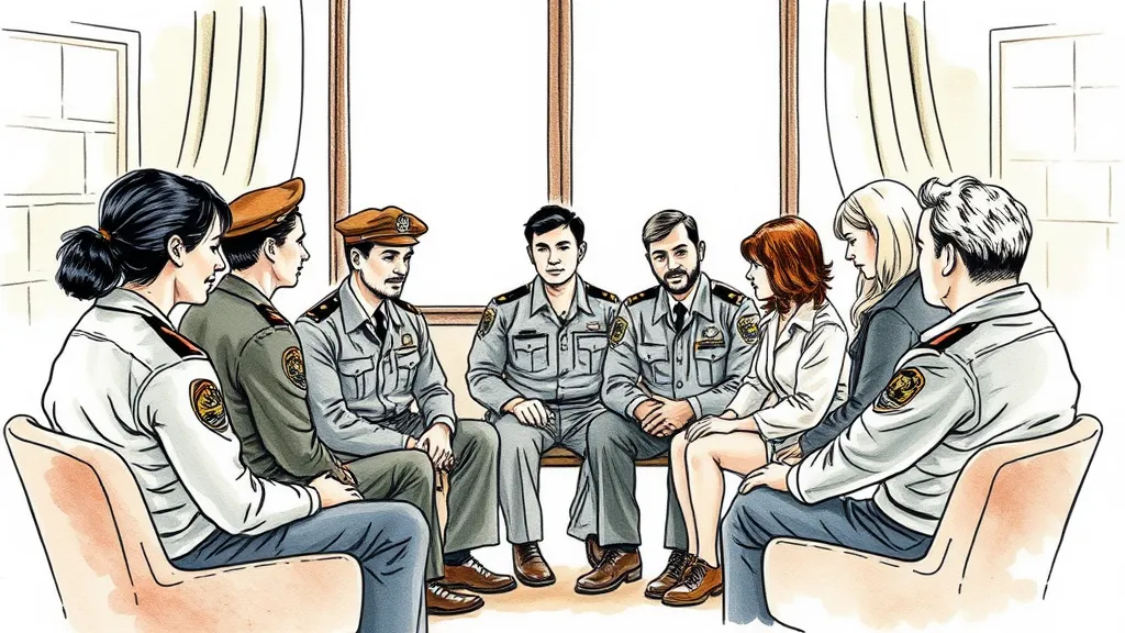 A Group of People in a Support Setting