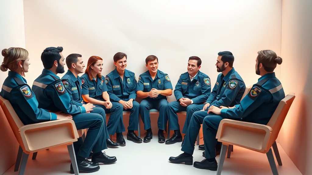 A peer support circle for first responders.