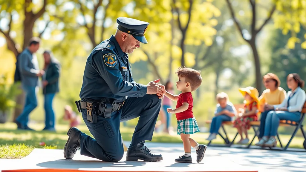 Police Officer in Community