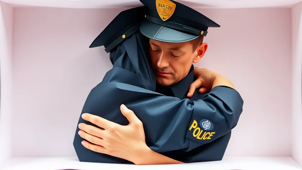 Police Officer Embrace