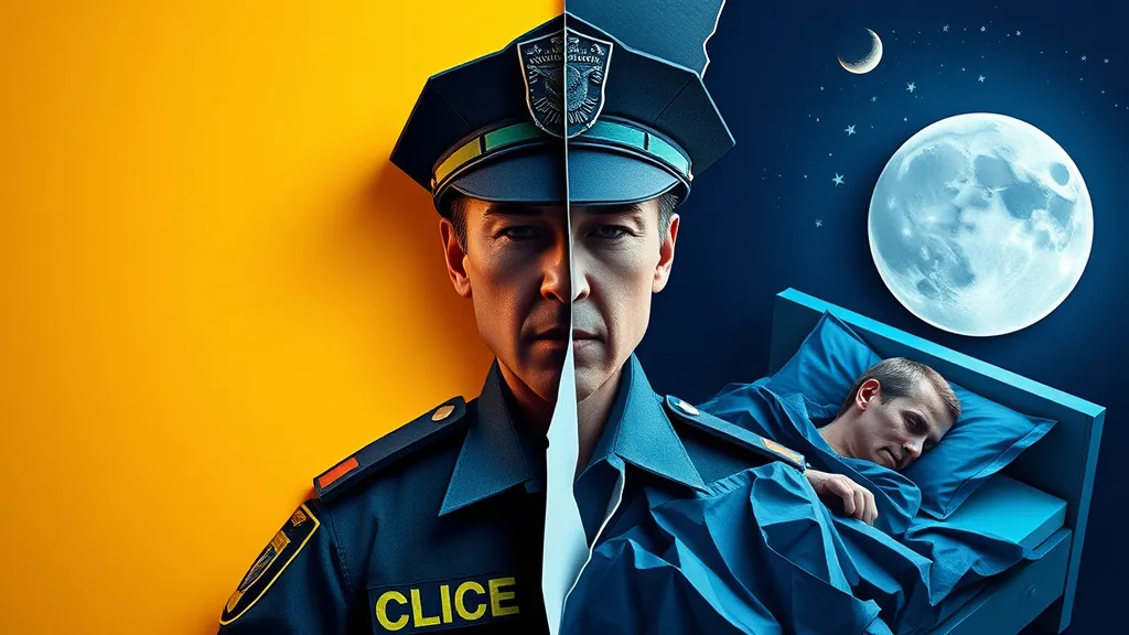 Police officer who has insomnia due to shift work